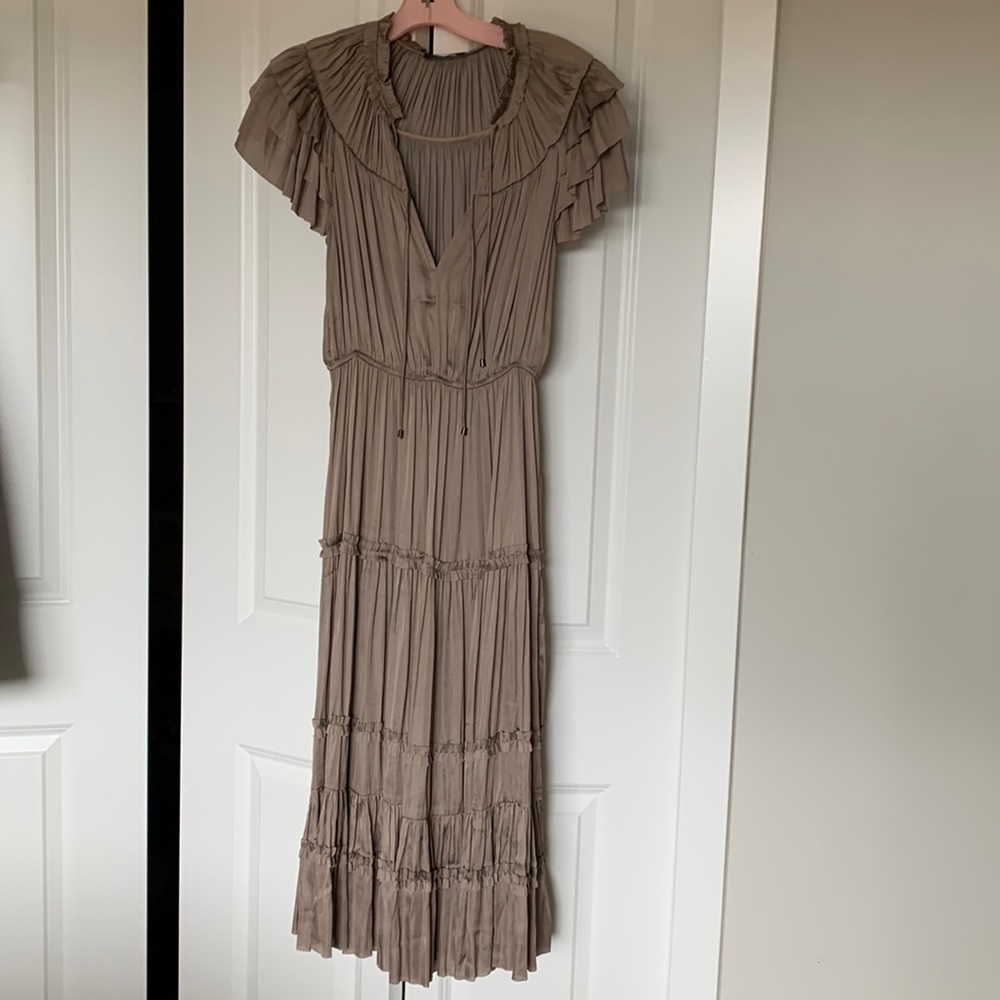 Beautiful new bronze/taupe dress - boot top length